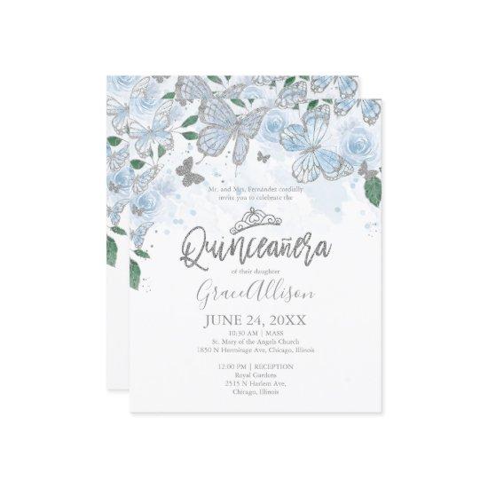 Quinceanera Butterfly Budget  English