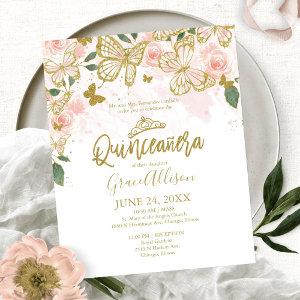 Quinceanera Butterfly Budget  English