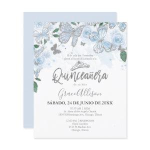 Quinceanera Butterfly Budget  - Spanish