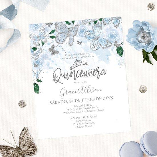 Quinceanera Butterfly Budget  Spanish