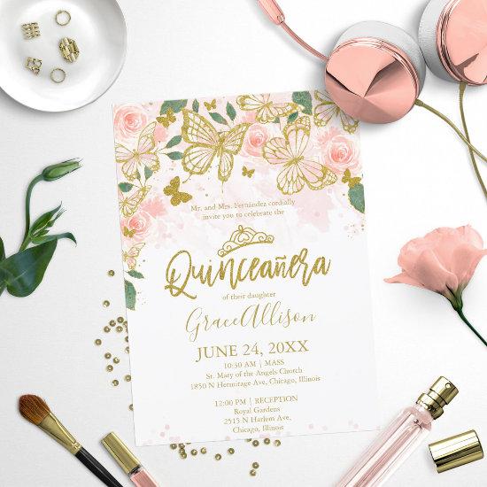 Quinceanera Butterfly  Bilingual