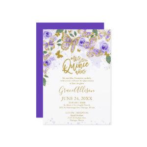 Quinceanera Butterfly  English Wording