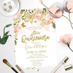 Quinceanera Butterfly  English Wording
