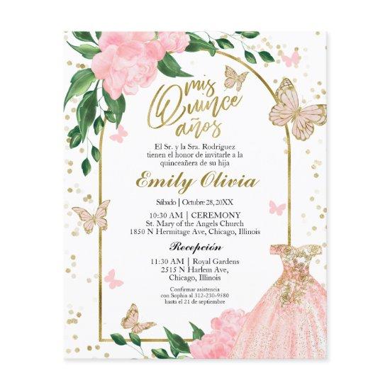 Quinceanera Butterflys Spanish Budget