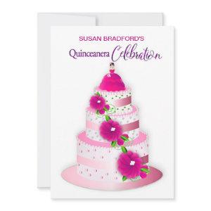 QUINCEANERA Celebration  3-Tier Cake