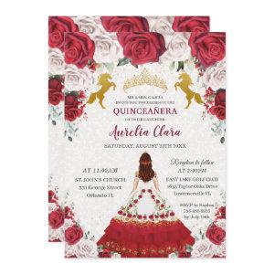 Quinceañera Charro Dress Princess Crown Horses