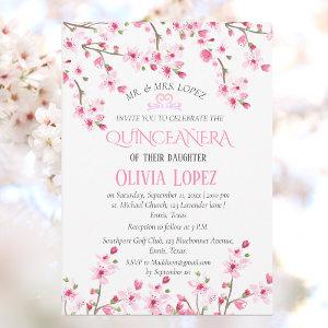 Quinceañera Cherry Blossom Floral 15th Birthday