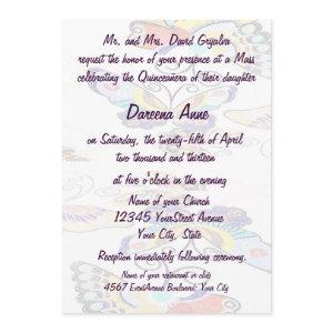 Quinceanera Colorful Butterfly
