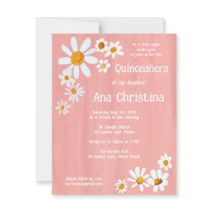 Quinceañera Cute Daisy Bouquet Handpainted Custom