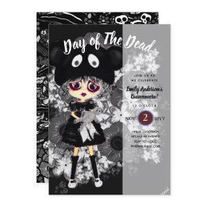 Quinceanera Day of The Dead GOTH Girl Sugar Skulls