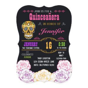 Quinceañera Day of the Dead Sugar Skull