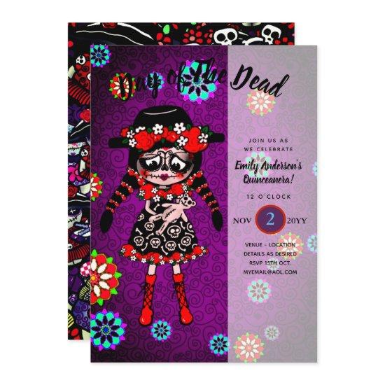 Quinceanera Day of The Dead Sugar Skulls
