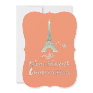 Quinceanera/Eiffel/Mint/DIY bckgrnd/Princess/Crown