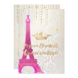 Quinceanera/Eiffel Tower/Parisian Princess/Purple