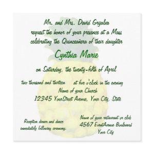 Quinceanera Elegant Hospitality Pineapple