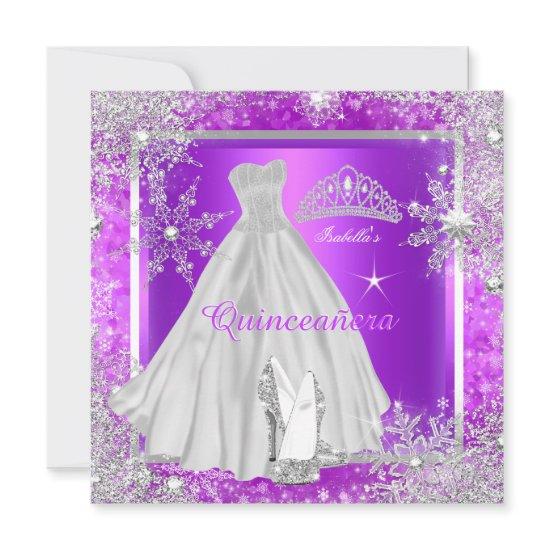Quinceanera Elite Elegant Purple Birthday Party