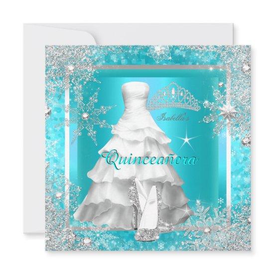 Quinceanera Elite Elegant Teal Birthday Party 2