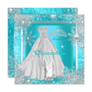 Quinceanera Elite Elegant Teal Birthday Party