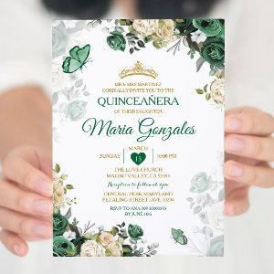 Quinceañera Emerald Green Mexican Butterfly