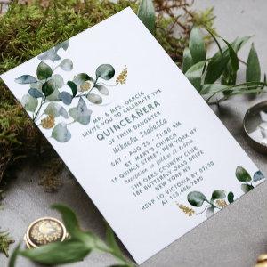 Quinceañera Eucalyptus Floral Greenery Photo