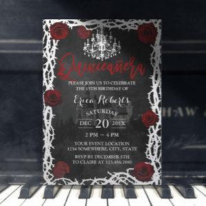 Quinceanera Fairytale Castle Rose & Thorn Princess