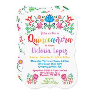 Quinceañera Fiesta Birthday Party folkart flowers