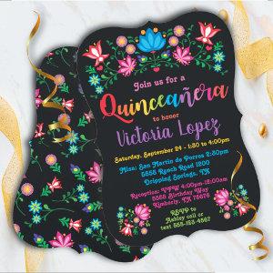 Quinceañera Fiesta Birthday Party folkart flowers