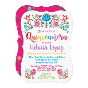 Quinceañera Fiesta Birthday Party folkart flowers