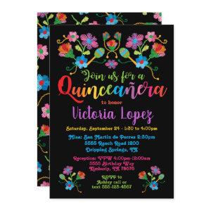 Quinceañera Fiesta Birthday Party with embroidery