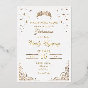 Quinceanera Foil