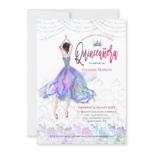 Quinceanera Glam Lilac Blue Dancer String Lights