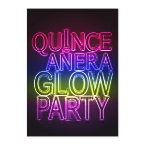 Quinceanera GLOW PARTY Birthday