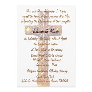 Quinceanera Gold Cross