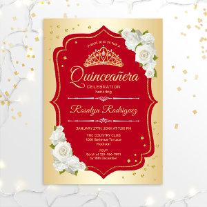 Quinceanera - Gold Red