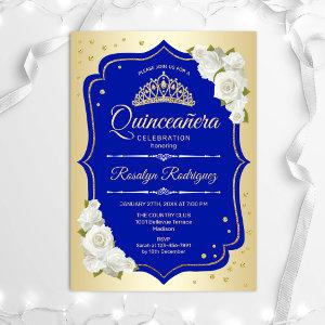 Quinceanera - Gold Royal Blue