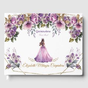 Quinceañera Guest Book Lilac