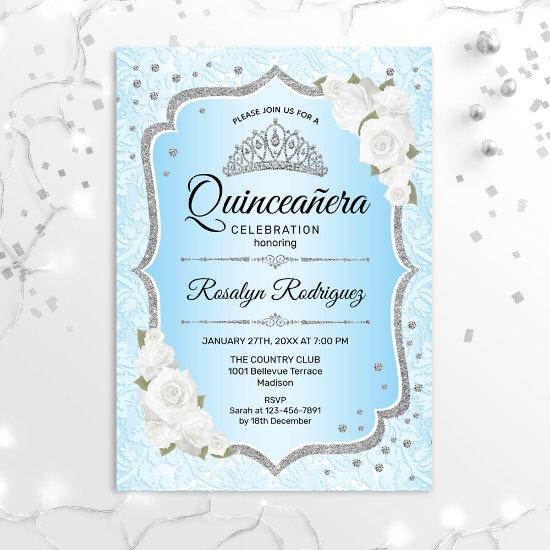 Quinceanera - Icy Blue Silver