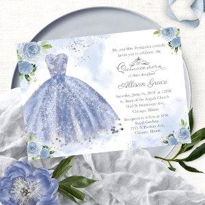 Quinceanera  Bilingual Light Blue Gown