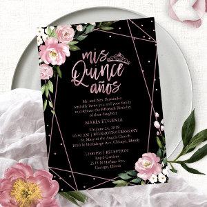 Quinceanera  Bilingual Pink Black