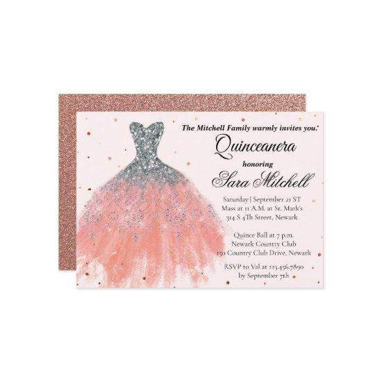 Quinceanera , Birthday Invite for sweet