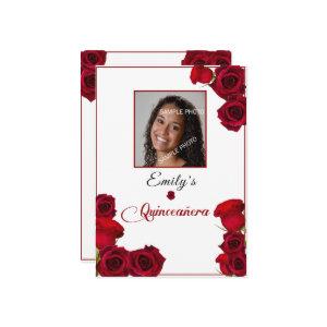 Quinceanera  Pretty Red Roses