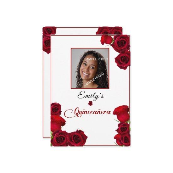 Quinceanera  Pretty Red Roses