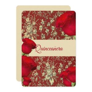 Quinceanera ,  Red Roses, Custom