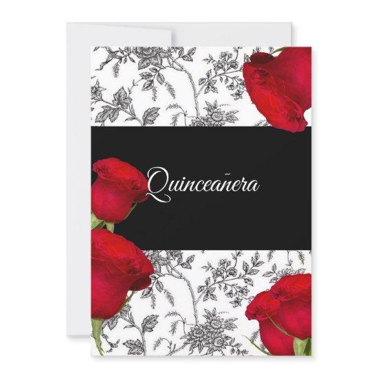 Quinceanera ,  Red Roses, Custom