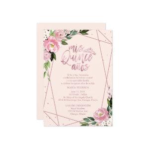 Quinceanera  Spanish Blush Rose Gold