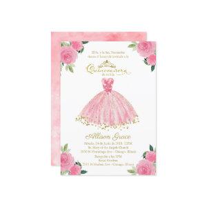 Quinceanera  Spanish Hot Pink Gown