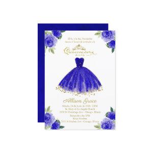 Quinceanera  Spanish Royal Blue  Gown