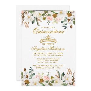 Quinceanera Magnolias Roses Floral Photo