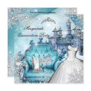 Quinceanera Masquerade Magical Princess Blue