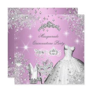Quinceanera Masquerade Magical Princess Pink